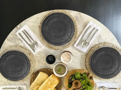 Retro Floral Pattern Dish Set - Image 3