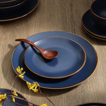 Modern Simple Round Dish Set - Image 6