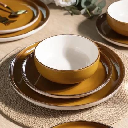 Round Simple Dish Set - Image 2