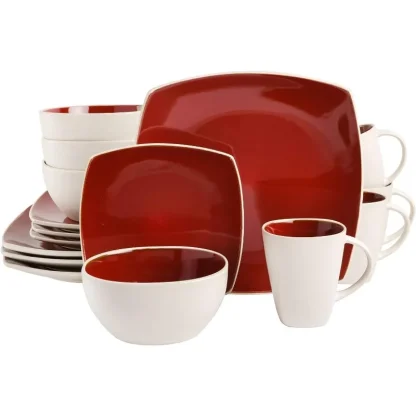 Plain Modern Square Dish Set