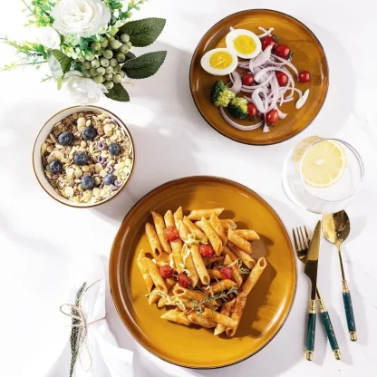 Round Simple Dish Set - Image 3
