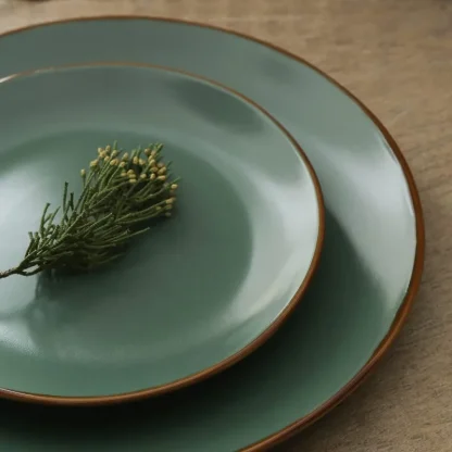 Modern Simple Round Dish Set - Image 3