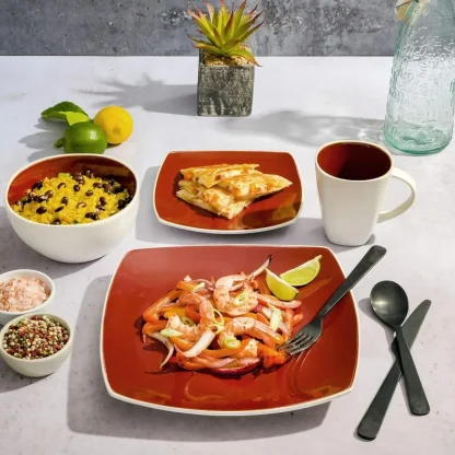 Plain Modern Square Dish Set - Image 7
