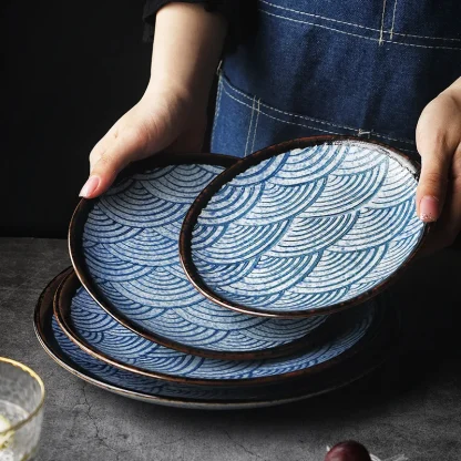 Creative Printed Dish Set - Image 4