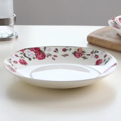 Printed Floral Edge Dish Set - Image 3