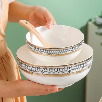 Printed Round Dish Set - Image 4