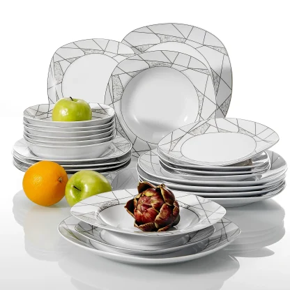 Geometrical Patterned Dish Set - Image 5