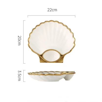 Sea Shell Shape Dish Set - Image 5