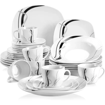 Simple Square Dish Set