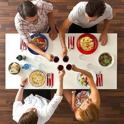 Shiny Stackable Circular Dish Set - Image 4