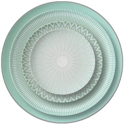 Modern Patterned Dish Set