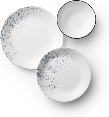 Paint Stain Decor Dish Set