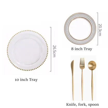 Elegant Transparent Dish Set - Image 7