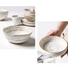 Round Swirling Pattern Dish Set - Image 5