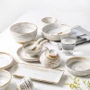 Round Swirling Pattern Dish Set - Image 2