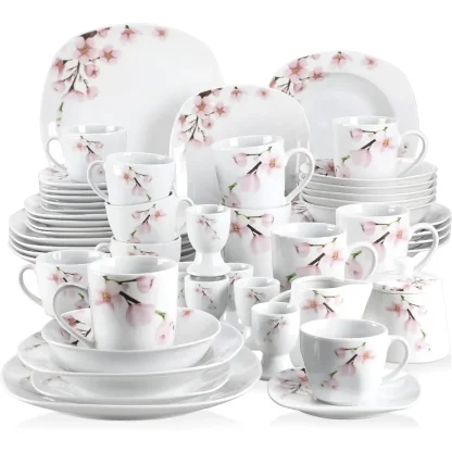 Minimal Pattern Square Dish Set - Image 3