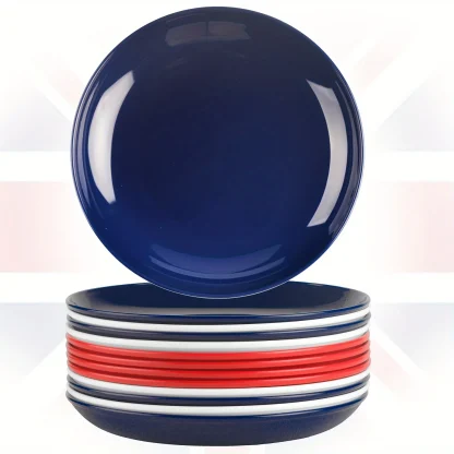 Shiny Stackable Circular Dish Set
