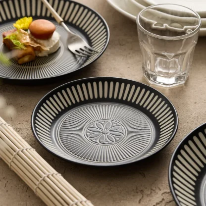 Simple Shallow Round Dish Set - Image 5