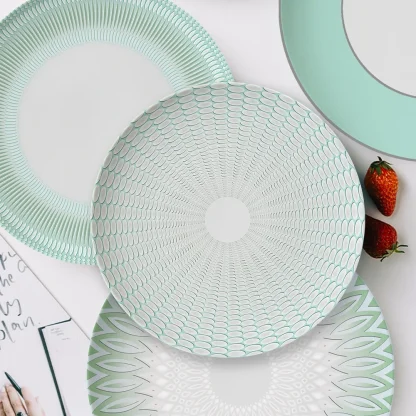 Modern Patterned Dish Set - Image 5
