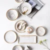 Round Swirling Pattern Dish Set - Image 3