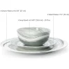 Spiral Printed Dish Set - Image 4
