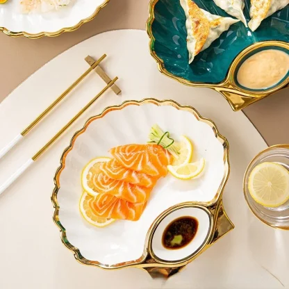 Sea Shell Shape Dish Set - Image 3