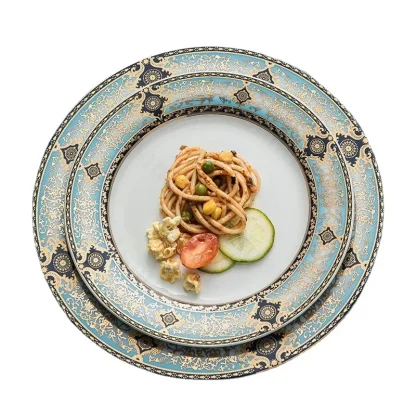 Retro Formal Round Dish Set