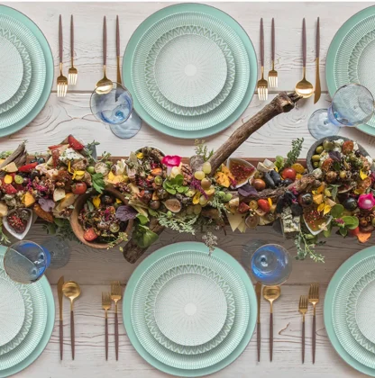 Modern Patterned Dish Set - Image 7